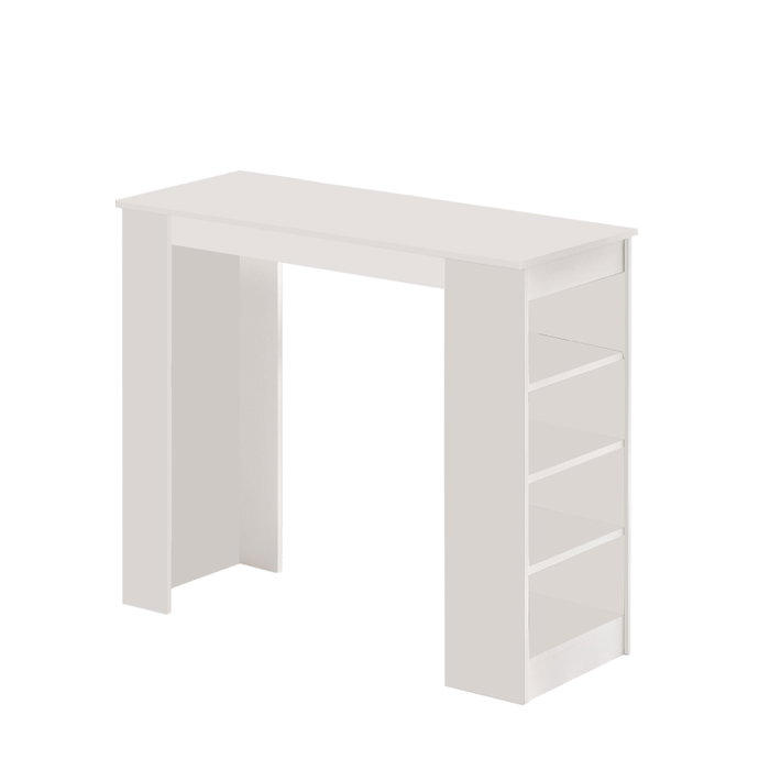 Hanah Home Mesa de bar St1-W Blanca